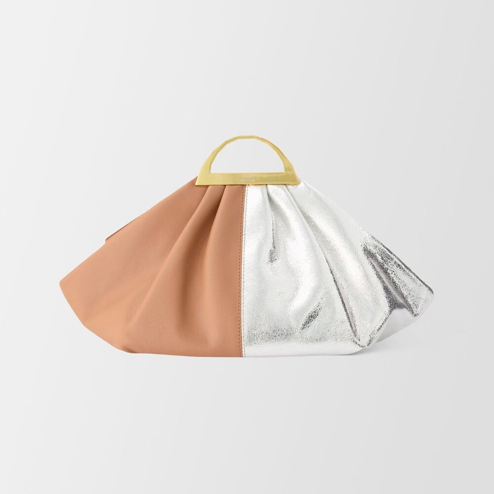 The VOLON | Leather Accented Clutch